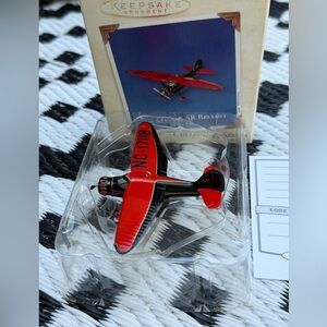 2003 Hallmark Keepsake 1936 Red/Black Stinson Collection Ornament. Bundle2save!